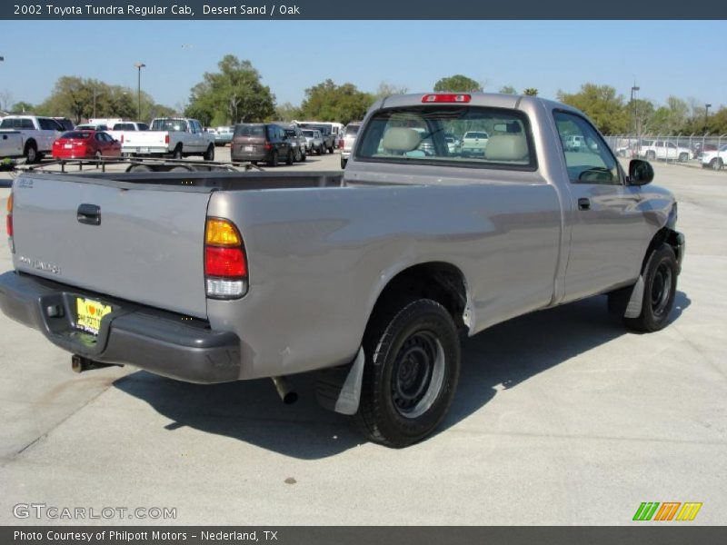 Desert Sand / Oak 2002 Toyota Tundra Regular Cab