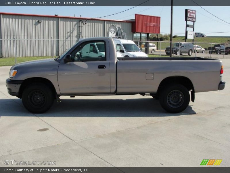 Desert Sand / Oak 2002 Toyota Tundra Regular Cab