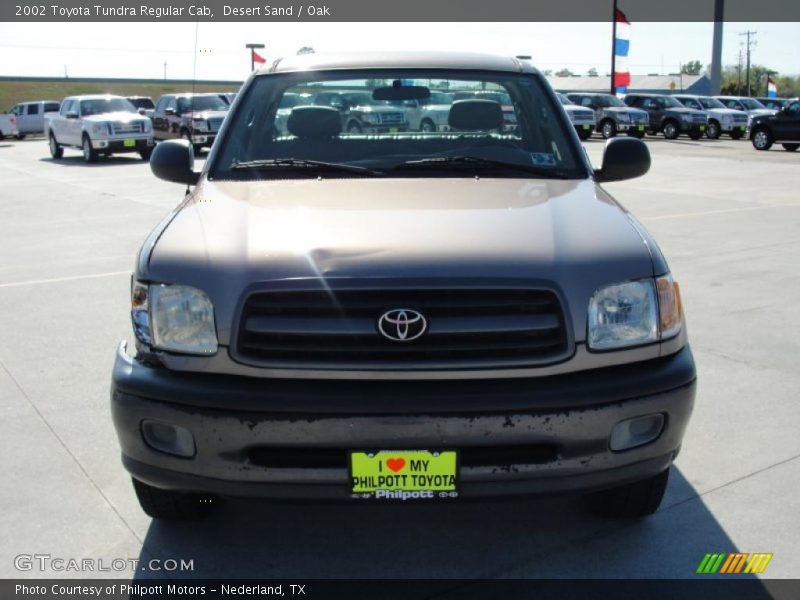 Desert Sand / Oak 2002 Toyota Tundra Regular Cab
