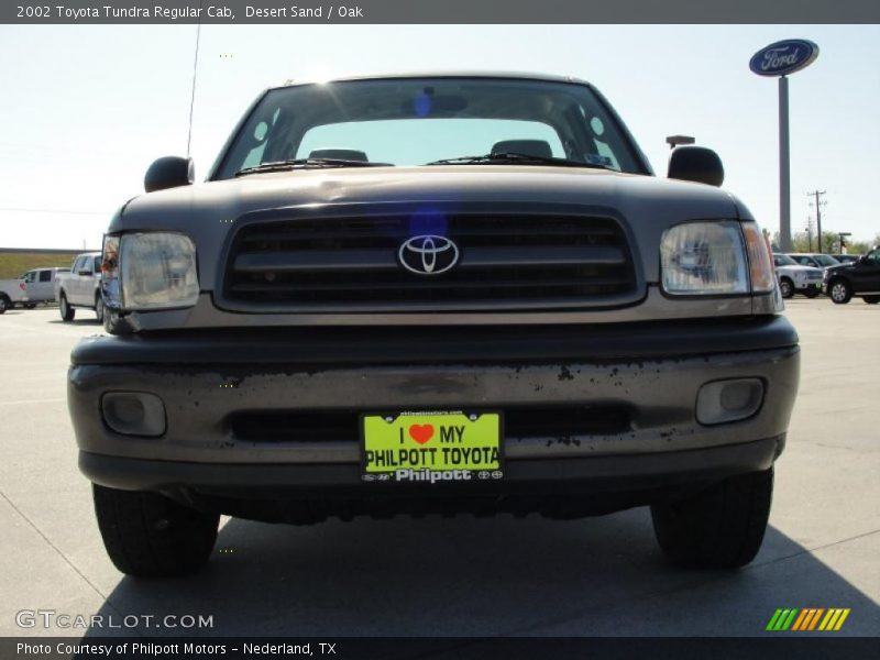 Desert Sand / Oak 2002 Toyota Tundra Regular Cab