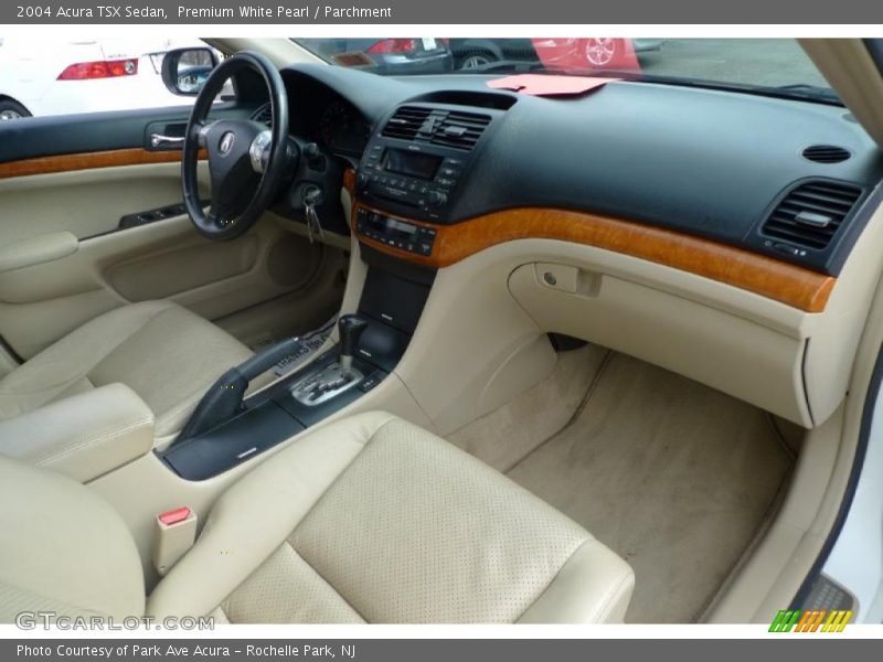 Premium White Pearl / Parchment 2004 Acura TSX Sedan
