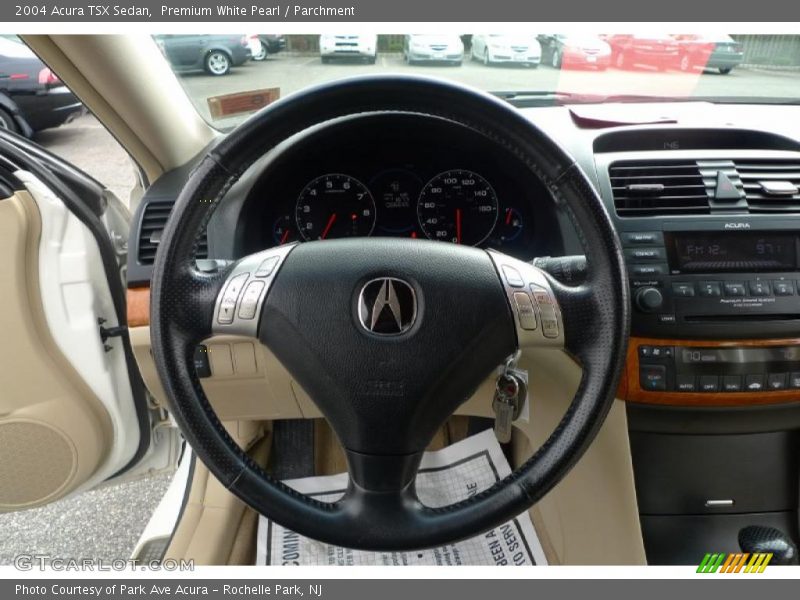 Premium White Pearl / Parchment 2004 Acura TSX Sedan