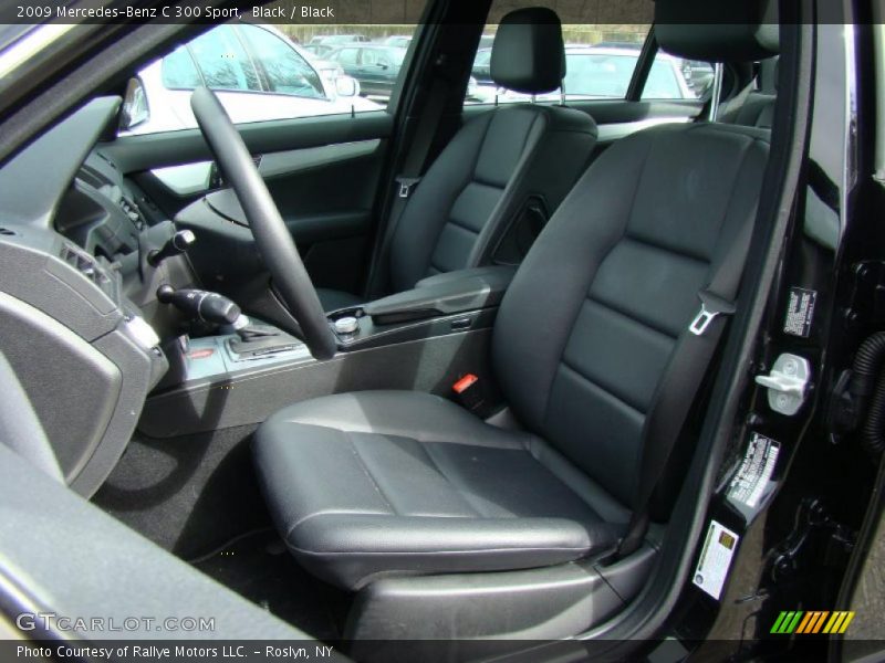 Black / Black 2009 Mercedes-Benz C 300 Sport