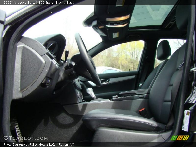 Black / Black 2009 Mercedes-Benz C 300 Sport