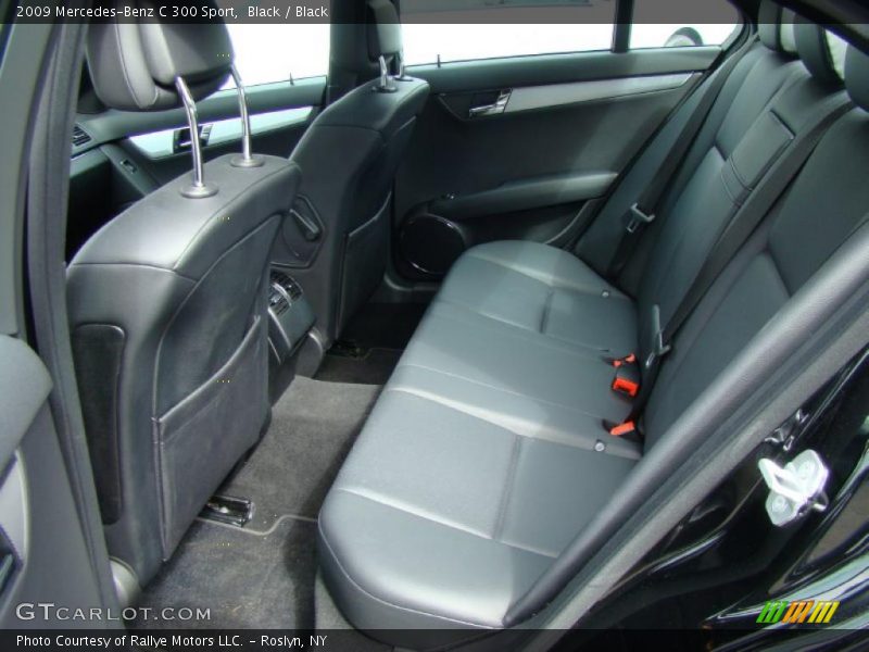 Black / Black 2009 Mercedes-Benz C 300 Sport