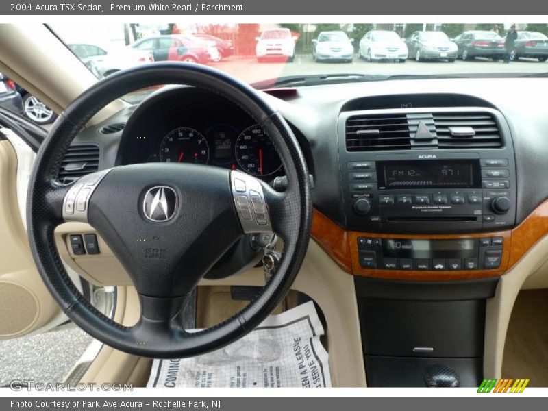 Premium White Pearl / Parchment 2004 Acura TSX Sedan