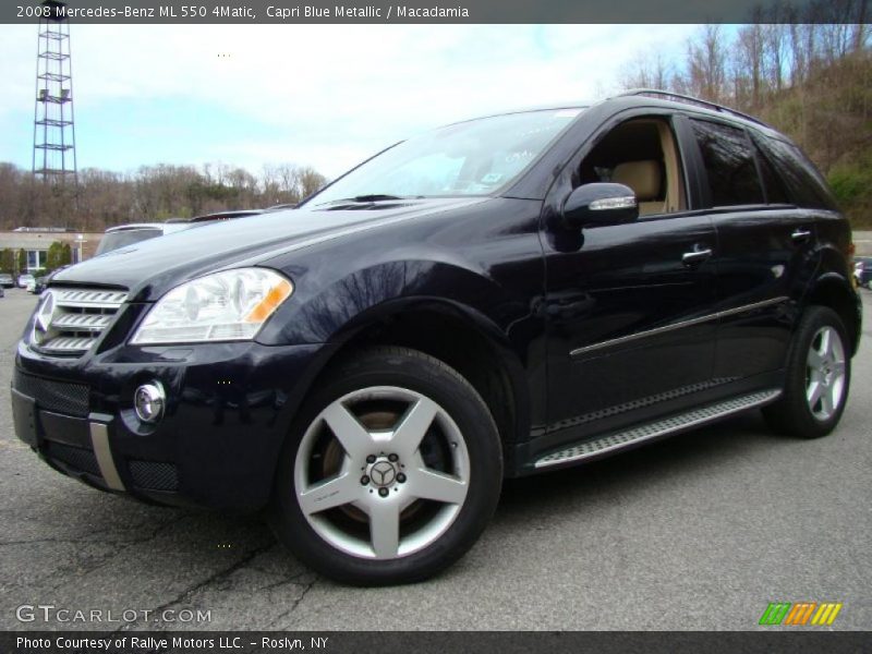 Capri Blue Metallic / Macadamia 2008 Mercedes-Benz ML 550 4Matic