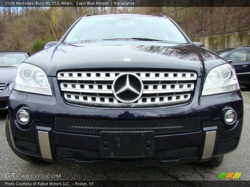 Capri Blue Metallic / Macadamia 2008 Mercedes-Benz ML 550 4Matic