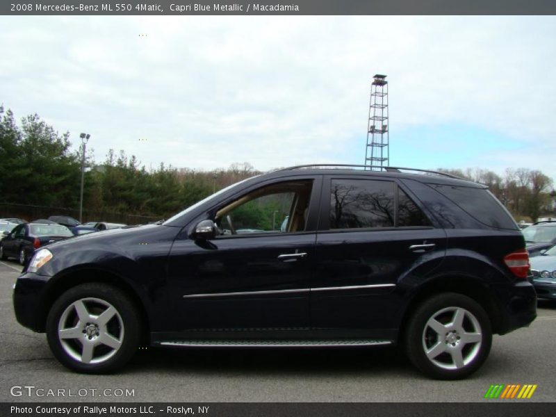 Capri Blue Metallic / Macadamia 2008 Mercedes-Benz ML 550 4Matic