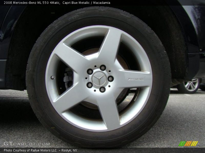 Capri Blue Metallic / Macadamia 2008 Mercedes-Benz ML 550 4Matic