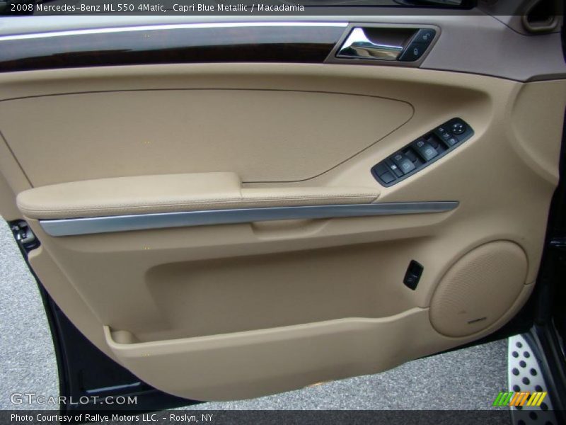 Capri Blue Metallic / Macadamia 2008 Mercedes-Benz ML 550 4Matic