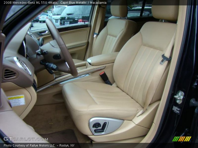 Capri Blue Metallic / Macadamia 2008 Mercedes-Benz ML 550 4Matic