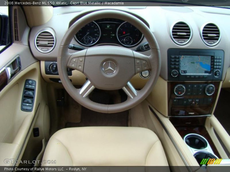 Capri Blue Metallic / Macadamia 2008 Mercedes-Benz ML 550 4Matic