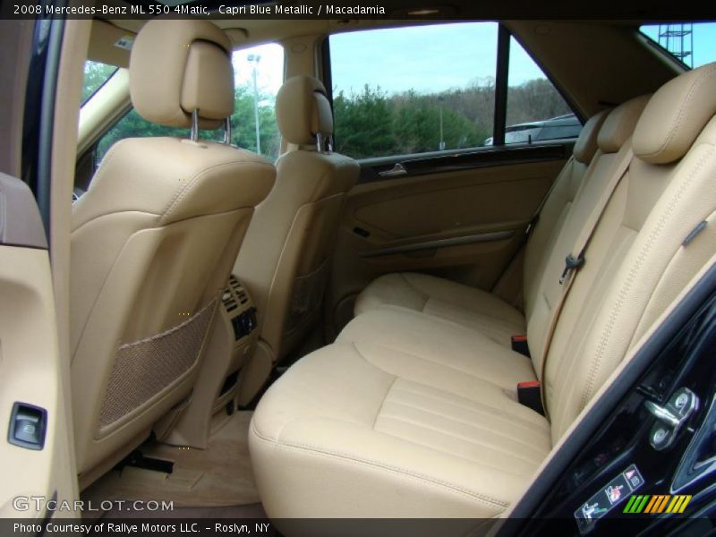 Capri Blue Metallic / Macadamia 2008 Mercedes-Benz ML 550 4Matic