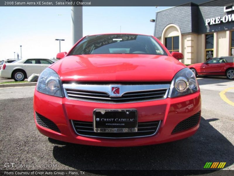 Salsa Red / Charcoal 2008 Saturn Astra XE Sedan