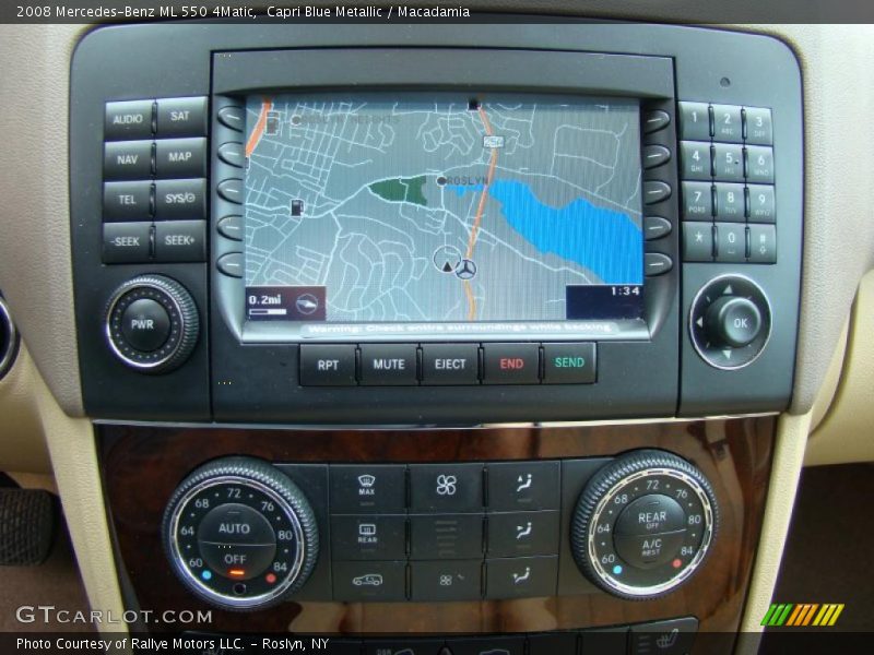 Capri Blue Metallic / Macadamia 2008 Mercedes-Benz ML 550 4Matic
