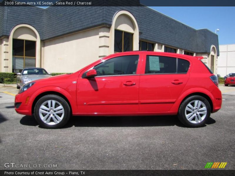 Salsa Red / Charcoal 2008 Saturn Astra XE Sedan