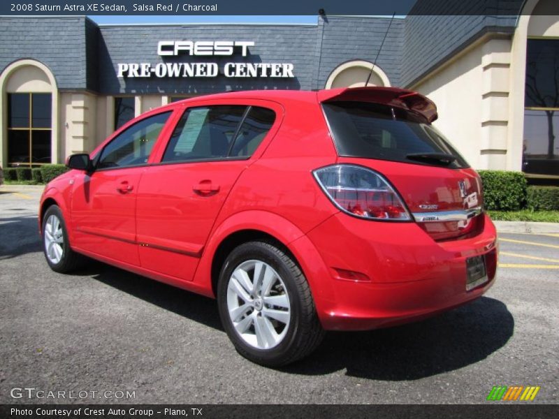 Salsa Red / Charcoal 2008 Saturn Astra XE Sedan
