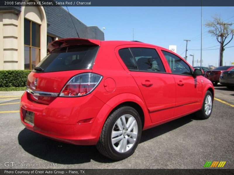 Salsa Red / Charcoal 2008 Saturn Astra XE Sedan