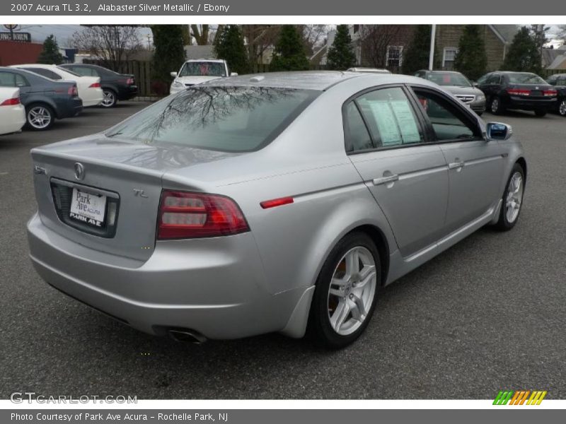 Alabaster Silver Metallic / Ebony 2007 Acura TL 3.2