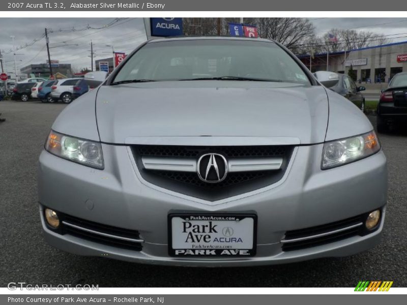Alabaster Silver Metallic / Ebony 2007 Acura TL 3.2