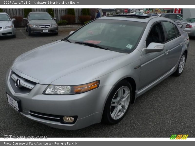 Alabaster Silver Metallic / Ebony 2007 Acura TL 3.2