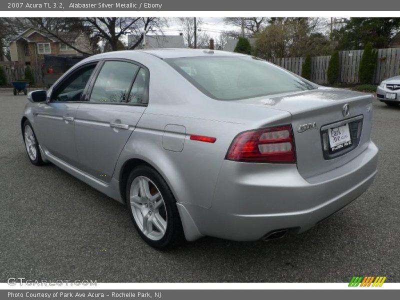 Alabaster Silver Metallic / Ebony 2007 Acura TL 3.2