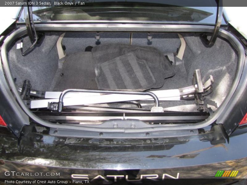 Black Onyx / Tan 2007 Saturn ION 3 Sedan