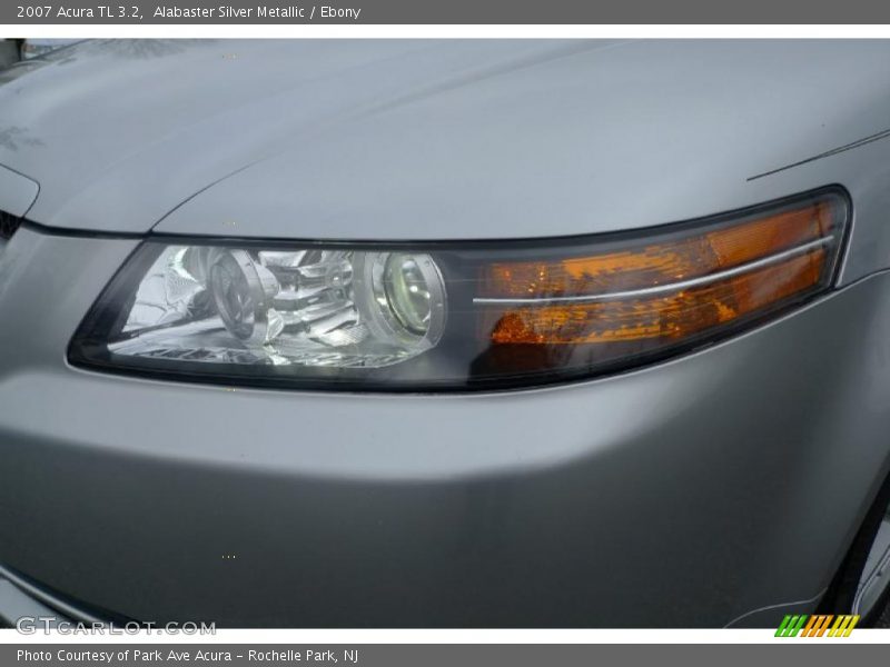 Alabaster Silver Metallic / Ebony 2007 Acura TL 3.2