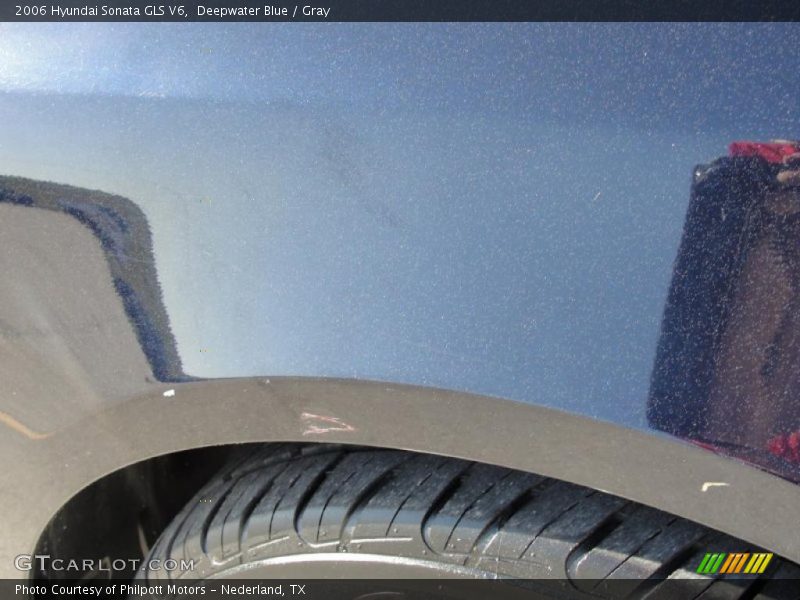 Deepwater Blue / Gray 2006 Hyundai Sonata GLS V6