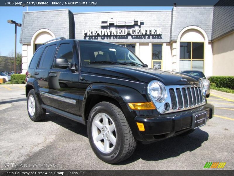 Black / Medium Slate Gray 2006 Jeep Liberty Limited
