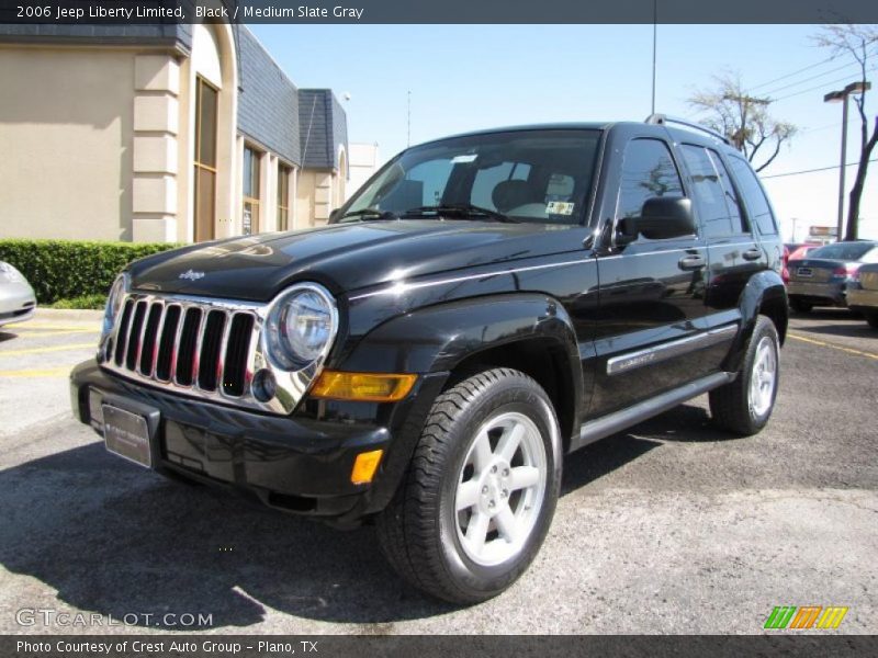 Black / Medium Slate Gray 2006 Jeep Liberty Limited