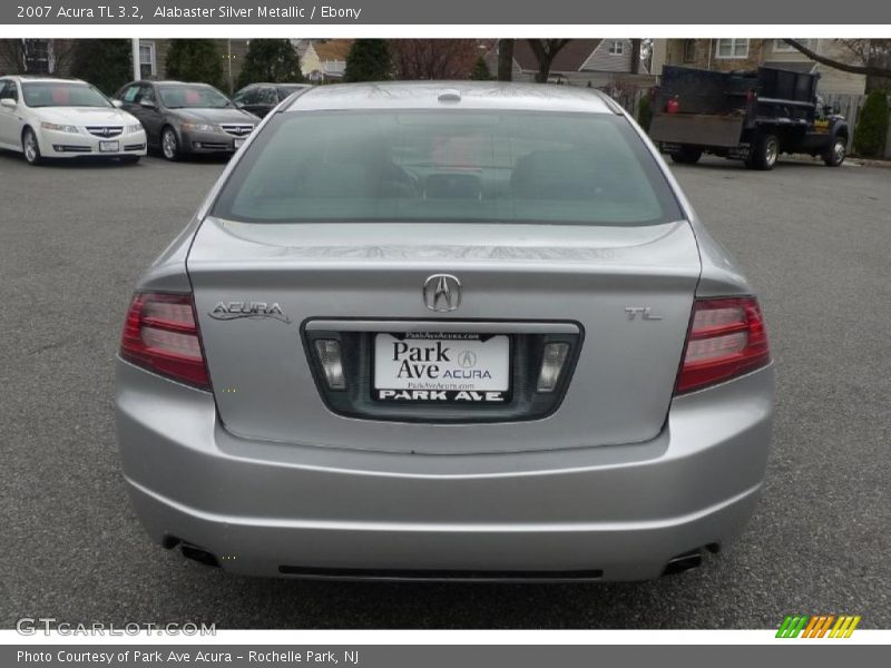 Alabaster Silver Metallic / Ebony 2007 Acura TL 3.2