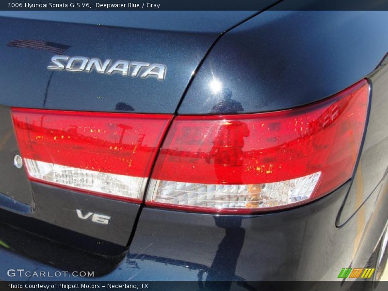 Deepwater Blue / Gray 2006 Hyundai Sonata GLS V6