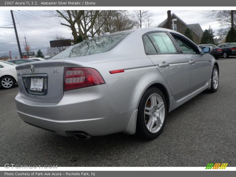 Alabaster Silver Metallic / Ebony 2007 Acura TL 3.2