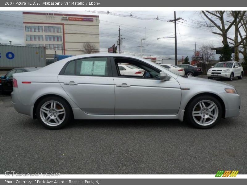 Alabaster Silver Metallic / Ebony 2007 Acura TL 3.2