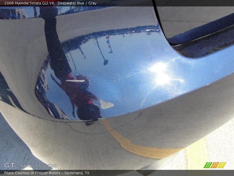 Deepwater Blue / Gray 2006 Hyundai Sonata GLS V6