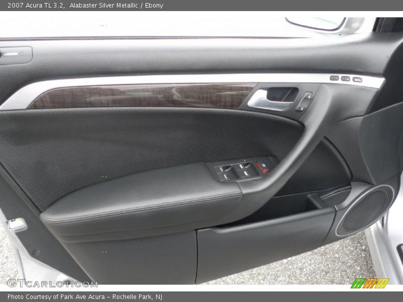 Alabaster Silver Metallic / Ebony 2007 Acura TL 3.2
