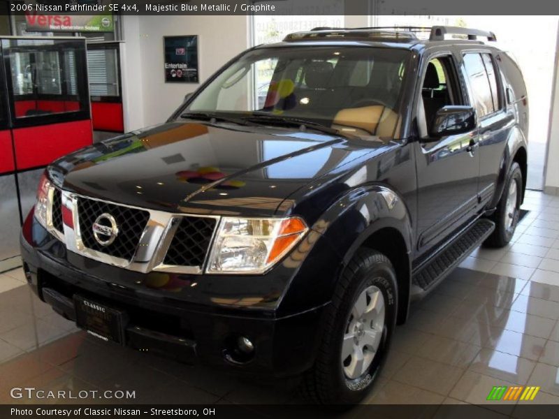 Majestic Blue Metallic / Graphite 2006 Nissan Pathfinder SE 4x4