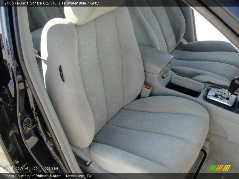 Deepwater Blue / Gray 2006 Hyundai Sonata GLS V6