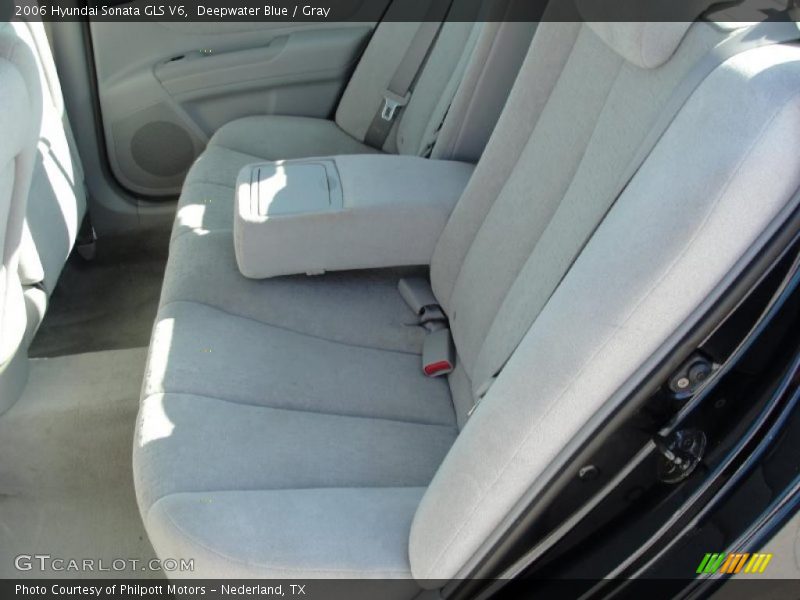 Deepwater Blue / Gray 2006 Hyundai Sonata GLS V6