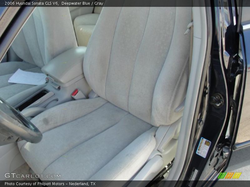 Deepwater Blue / Gray 2006 Hyundai Sonata GLS V6