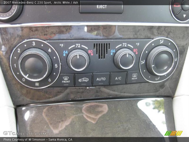 Arctic White / Ash 2007 Mercedes-Benz C 230 Sport