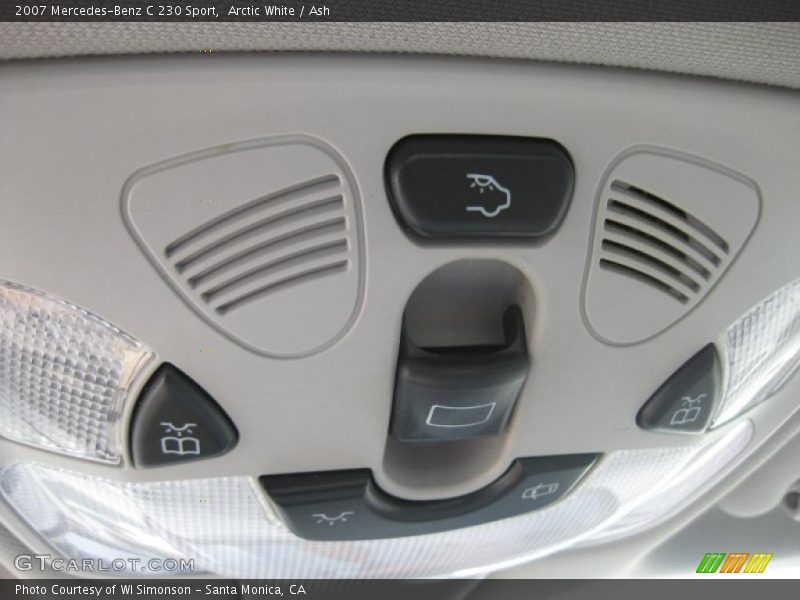 Arctic White / Ash 2007 Mercedes-Benz C 230 Sport