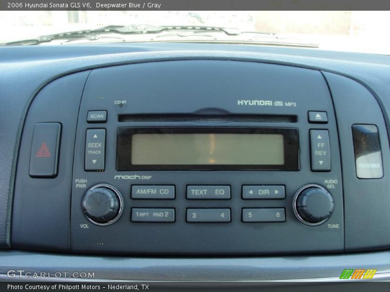 Deepwater Blue / Gray 2006 Hyundai Sonata GLS V6