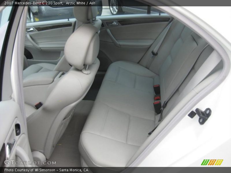 Arctic White / Ash 2007 Mercedes-Benz C 230 Sport