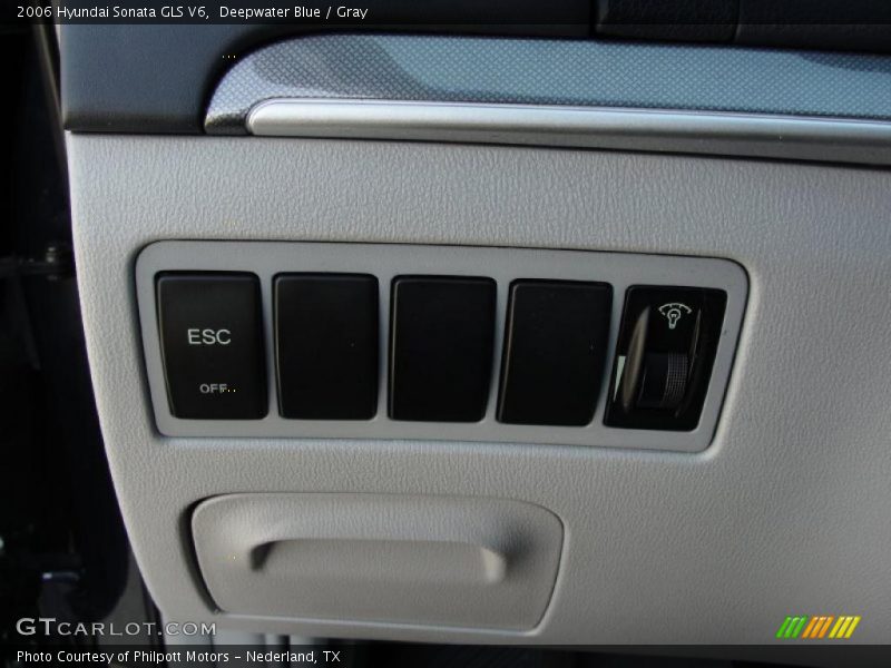 Deepwater Blue / Gray 2006 Hyundai Sonata GLS V6