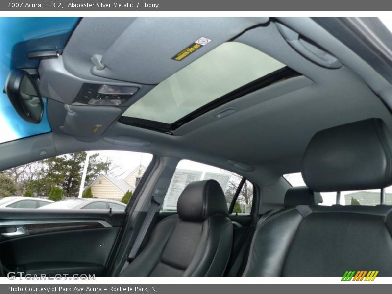 Alabaster Silver Metallic / Ebony 2007 Acura TL 3.2