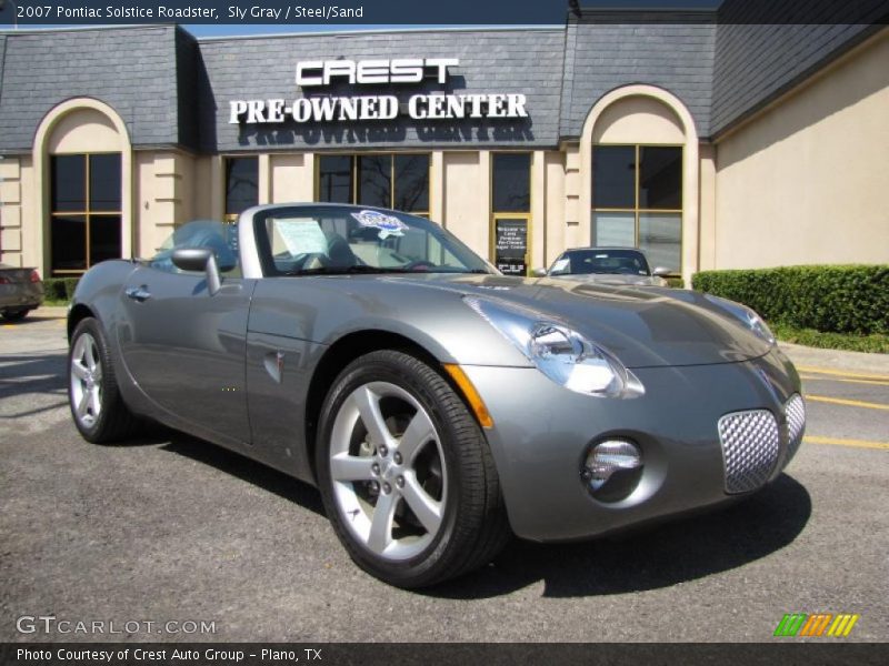 Sly Gray / Steel/Sand 2007 Pontiac Solstice Roadster