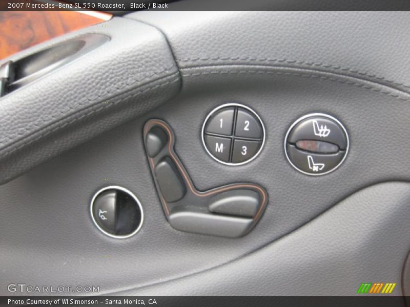 Black / Black 2007 Mercedes-Benz SL 550 Roadster